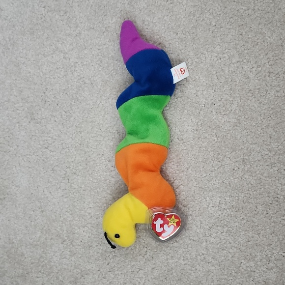 Inch the worm beanie baby plus buddy - Picture 2 of 9